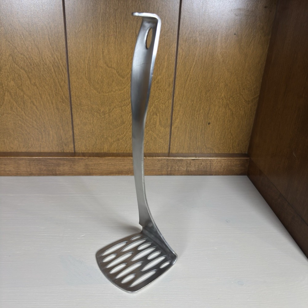Vintage Copco Stainless Steel Kitchen Straining Spatula Odd Shape